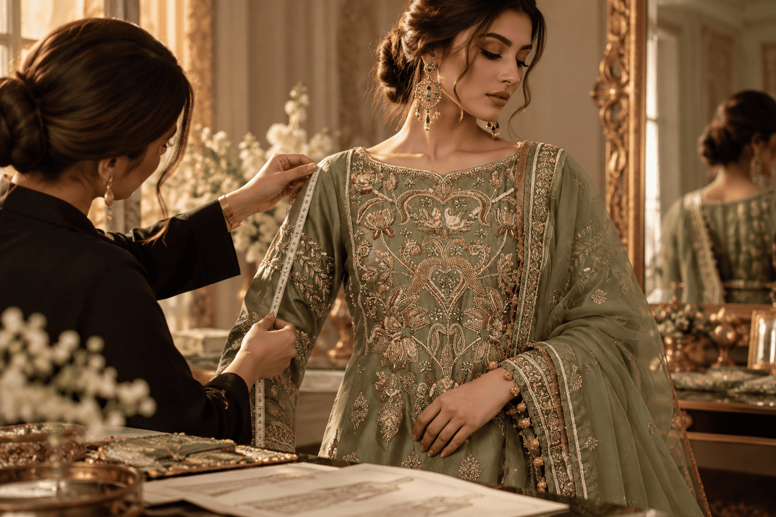 bridal-dress-measurement-uk